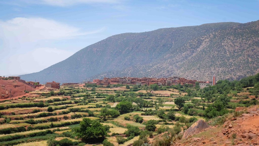 Classe maternelle en milieu rural dans la région de l'Ourika au Maroc